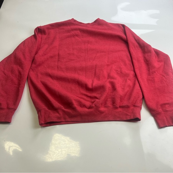 men’s red Christmas sweatshirt L m125-48 - Picture 2 of 3